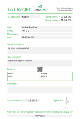 MOTSC Lab Report Test July 2025